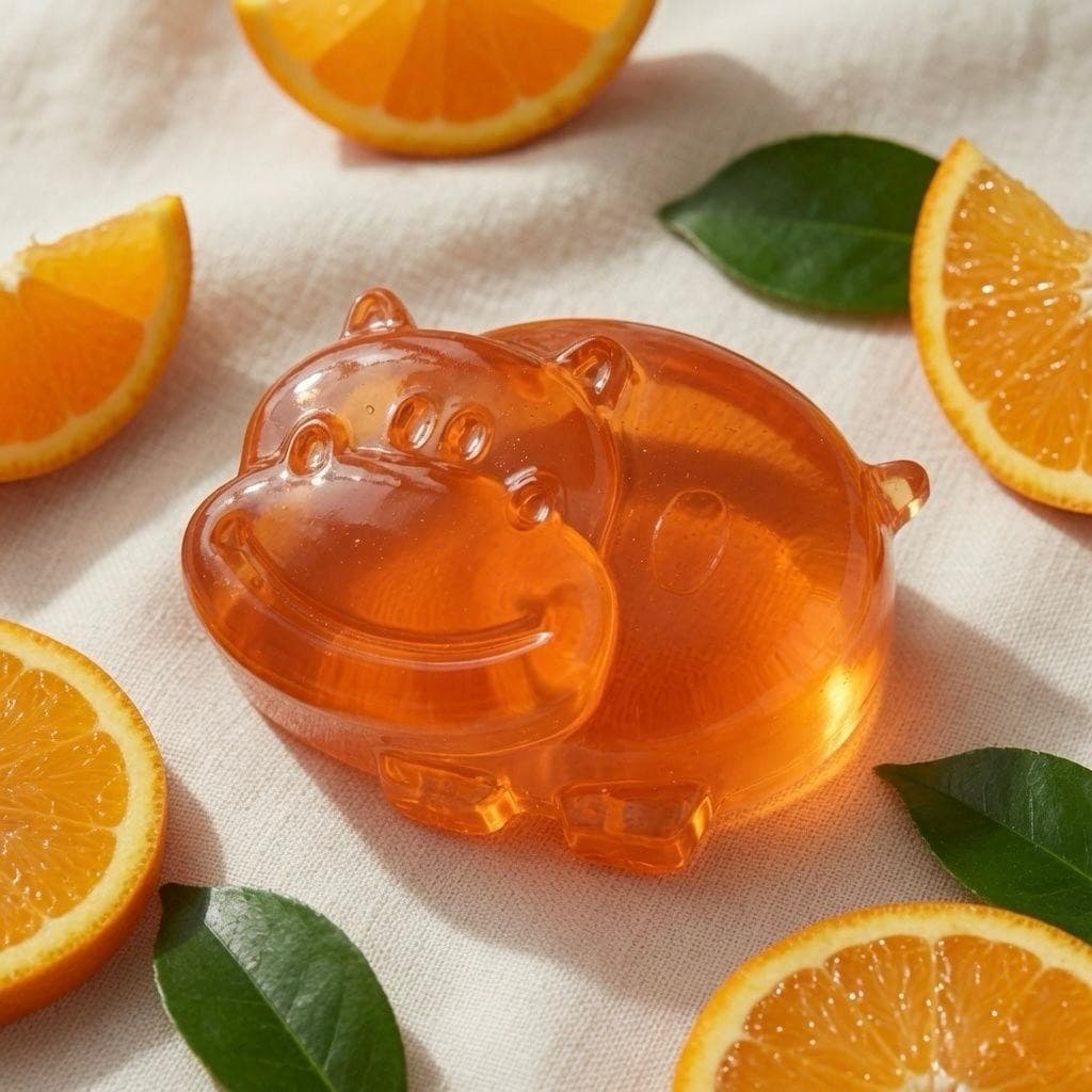 Hippy the Hippo · Orange Grove handmade soap bar — Florush