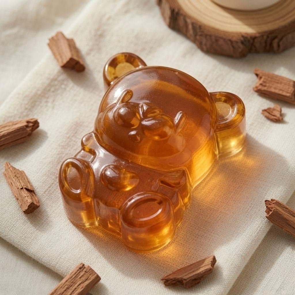 Bruno the Bear · Timeless Sandalwood handmade soap bar — Florush