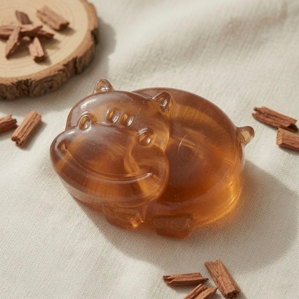 Hippy the Hippo · Timeless Sandalwood handmade soap bar — Florush