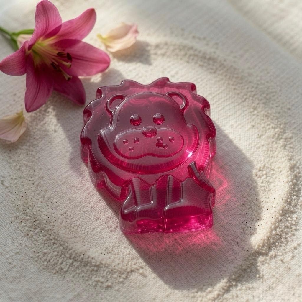Leo the Lion · Ginger Lily Glow handmade floral soap bar — Florush