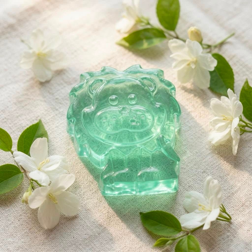 Leo the Lion · Jasmine Whisper handmade floral soap bar — Florush