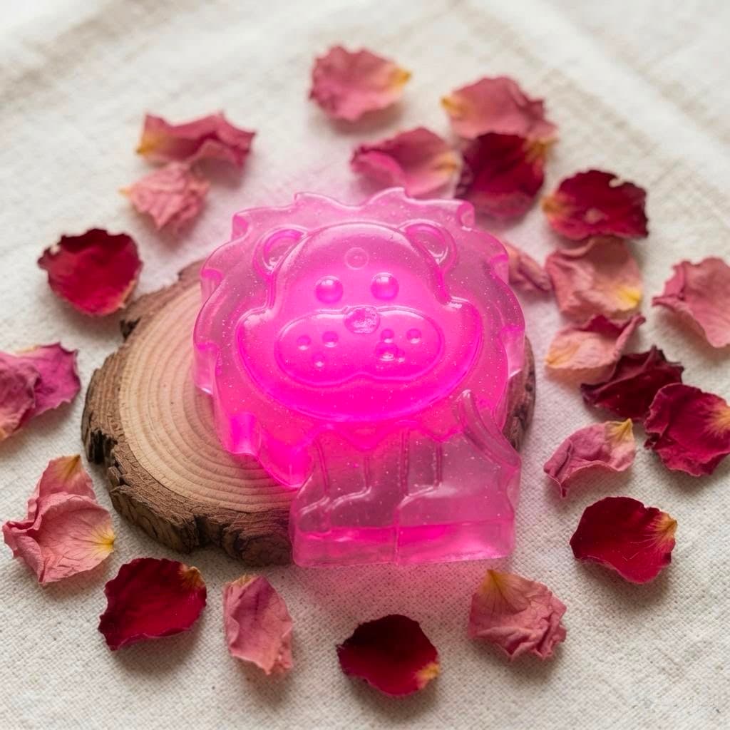 Leo the Lion · Rose Garden handmade floral soap bar — Florush